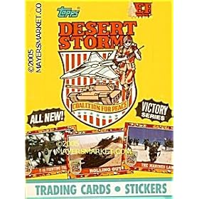 Desert Storm Coalition for Peace Trading Cards Box -36 Count