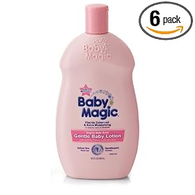 Baby Magic Gentle Baby Lotion, Original Baby Scent, 16.5-Ounce Bottles (Pack of 6)