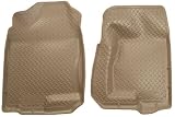 Husky Liners Custom Fit Molded Front Floor Liner for Select Chevrolet/Cadillac/GMC/Hummer Models (Tan)