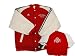 Ohio State Buckeyes NCAA Red and White with Black Stripes Youth Jacket