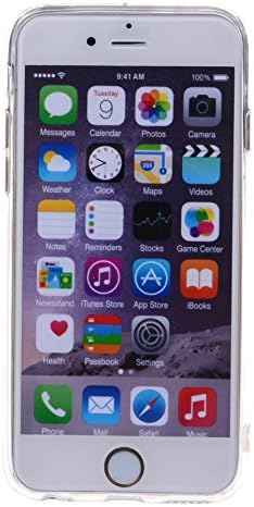 Cyber Digital Transparent Protective Flowers Soft Smooth Case Cover For Iphone 6 Watermelon Applique