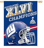 New York Giants Superbowl Super Bowl XLVI 46 Champions 27X37 Flag or Banner