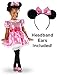 Disney Store Pink Minnie Mouse Costume & Ears Headband: Toddler Girls Size 2T