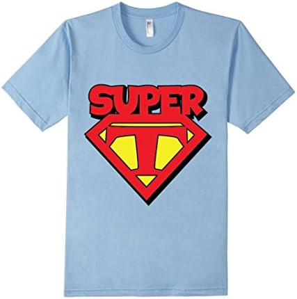 Men's Donald Trump - Super Trump Logo Shirt XL Baby Blue