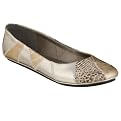 Women's Mossimo Supply Co. Odell Patchwork Ballet Flats - Multicolor Gold