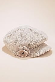 Per Una Floral Corsage Baker Boy Hat with Wool