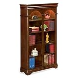 IMAGE OF Pont Lafayette Double Wide Bookcase Deep Walnut
