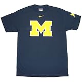 Michigan Wolverines Nike Bauer Hockey Jersey Tee