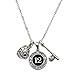 MadSportsStuff Custom Player ID Softball Necklace (#12, One Size)
