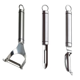Kitchen Craft Professional Stainless Steel Short Oval Handled 'Y' Shaped Peeler