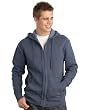 Pigment-Dyed Full Zip Hooded Sweatshirt