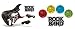 Video Games : Rock Band Drum, Guitar Skin Combo, Fits Xbox 360 / PS3/2 Rockband - BoneCollector Black