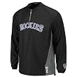 Colorado Rockies Authentic Triple Peak Cool Base Gamer Jacket by Majestic