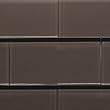 Glass Subway Tile 3x6" Chocolate (sample piece - regular price $11.85SF)
