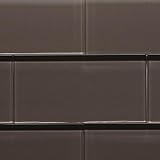 Glass Subway Tile 3x6" Chocolate (sample piece - regular price $11.85SF)