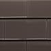 Glass Subway Tile 3x6" Chocolate (sample piece - regular price $11.85SF)
