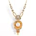 Jewelry : NEW Ayala's Timeless Beauty Necklace in Gold, Pearl and Magenta #3598 ANK ONK