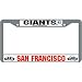 San Francisco Giants MLB Chrome License Plate Frame