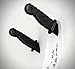 Black Ninja Dagger / Knife Fridge Magnets Keychain Set of 2