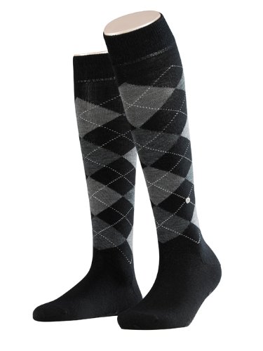 Burlington Org 144WO KH 22382 Damen Kniestr&uuml;mpfe, Gr. 36/41, schwarz (black 3000) Preisvergleich
