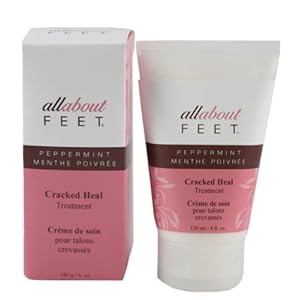 Upper Canada Soap and Candle All About Feet Peppermint Cracked Heel Treatment, 4-Ounce Tubes (Pack of 2) by Upper Canada Soap & Candle