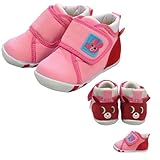 ミキハウス ホットビスケッツ(MIKIHOUSE HOT BISCUITS) 360゜かわいい ファーストベビーシューズ (11.5cm-13.5cm) 12.5cm ピンク