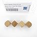 Dark Wood Blank Dice Cubes D6 16mm (5/8in) Set of 4 Wondertrail