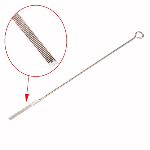 50pcs Health Safety Stainless Steel Professional Tattoo Needles Flat Shader 7f