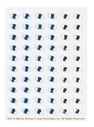 Martha Stewart Crafts Blue and White Gemstone Stickers