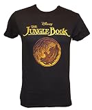 The Jungle Book Movie Logo T-shirt (Large,Black)