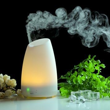 Efrank Ultrasonic Aromatherapy Oil Diffuser Cool Mist With Color LED Lights and Waterless Auto Shut-off Fuction for Home, Yoga, Office, Spa, Bedroom, Baby Room