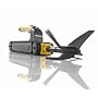 iRobot 12601 Looj 135 Remote Controlled Cordless Electric Gutter Cleaning Robot With Belt Clip And Case