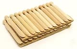 from The Emporium Home 24 x Dolly Pegs. Traditional Wooden Washing Clothes Peg