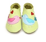Lovebirds Lemon, cute soft leather baby shoes, XLarge 18-24 months [並行輸入品]