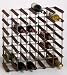 Kitchen & Housewares : 42 Bottle Wine Rack Kit - Dark Stained Oak