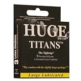 XXL TITANS Condoms 3 Pack Case Pack 48