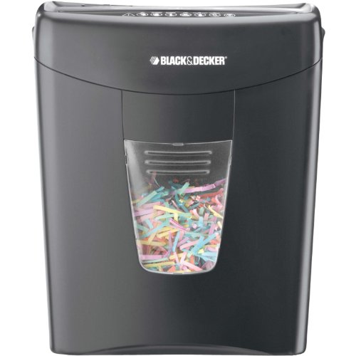 Homedics Black & Decker 6-Sheet Crosscut Shredder (BD-61) On Sale