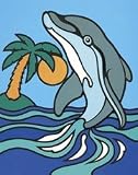 Eigenschaften MnZ / Delfin - Mini Malen nach Zahlen