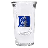 Set of 2 Duke Blue Devils Fluted Shot Glass - NCAA College Athletics - Fan Shop