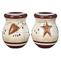 Hearts and Stars Salt and Pepper Shakers