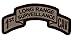 1st CAV Long Range Surveillance Scroll Patch Subdued (Desert) Colors - Sew-on Patch - 3-3/4