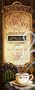 Coffee Shop Menu Art Poster Print by Lisa Audit, 8x20