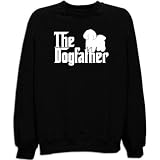 Sweatshirt Black  The Dogfather Bichon Frise  Dog