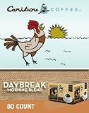 Caribou Coffee * DAYBREAK MORNING BLEND * 80 K-Cups for Keurig Brewers
