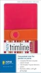 NIV Trimline Bible Limited Edition, Italian Duo Tone, Pink / Orange with Magnetic Closure