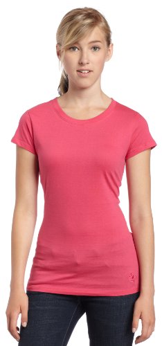 Southpole Junior's Basic Solid Color Crew Neck Tee