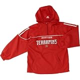 adidas Maryland Terrapins 1/4 Zip Packable Jacket
