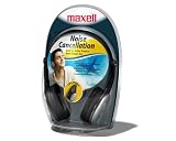 Maxell HP/NC-III Foldable Lightweight Noise Cancellation Headphones