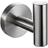 KES SUS 304 Stainless Steel Coat Hook Single Towel/Robe Clothes Hook for Bath Kitchen Garage Heavy Duty Contemporary Hotel Style Wall Mounted, Brushed Finish, A2164-2