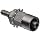 Male Luer Lock to Bulkhead Adapt 1/4-32 Stainless Steel 303 Tube ID 1/8" .145" Barb OD